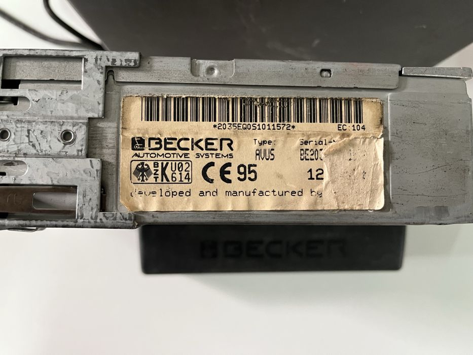 Radio Becker Avus vom caixa cds