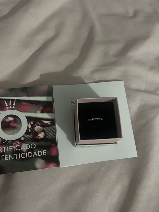 Pandora Anel Aro Brilhante d ouro