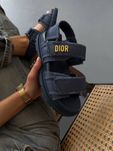 р36-39 Сандалі Dior Sandals Blue Jeans