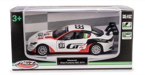 Msz 1:43 Maserati Granturismo Mc Gt4/67355A Biało-Czerwony