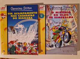 Conjunto 2 livros Geronimo Stilton