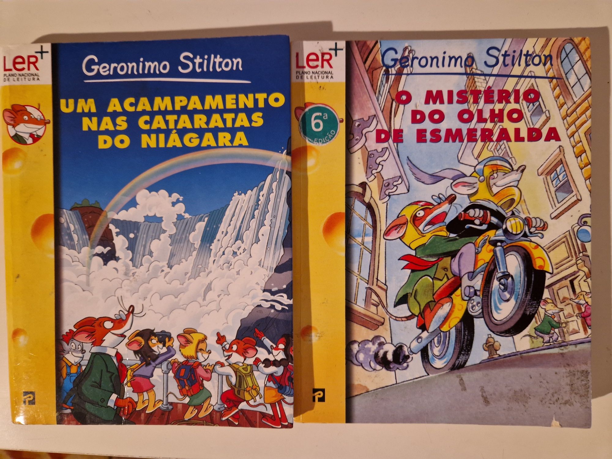 Conjunto 2 livros Geronimo Stilton