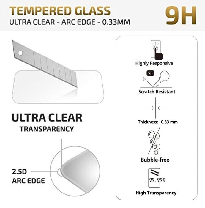 NEW'C 2 sztuki Szkło dla Huawei P30 Hartowane