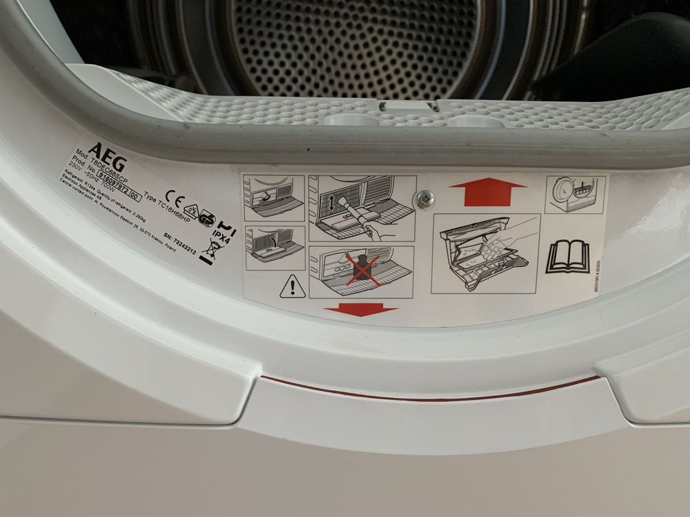 Suszarka do ubrań AEG 8000 series lavatherm Absolute care system