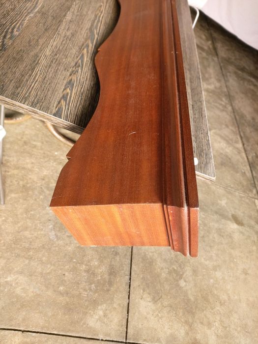 Sanefa em madeira para cortinado