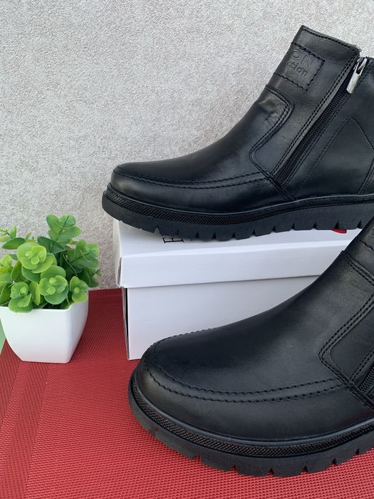 Шикарні Чоловічі зимові черевики кожані р45