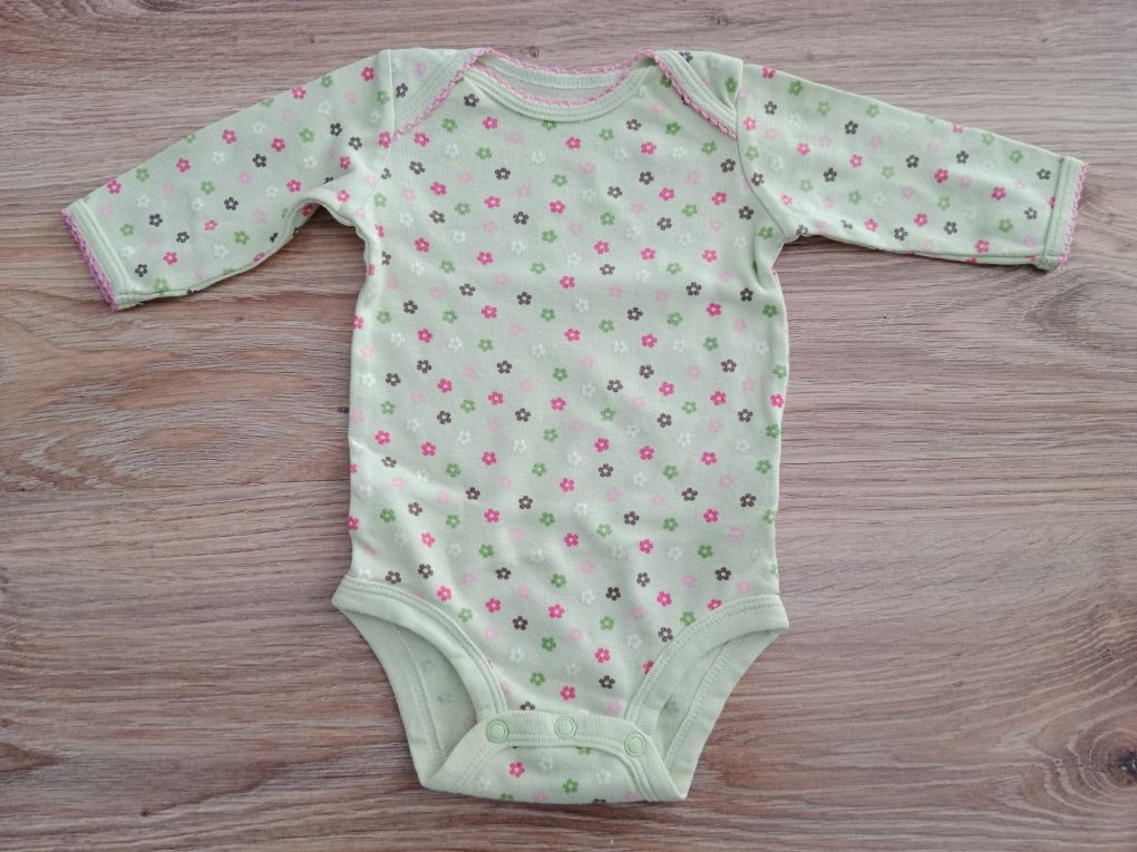 5 x Body długi rękaw Carter's, H&M rozm.62