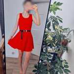 Sukienka piękna czerwona Red sexi boohoo