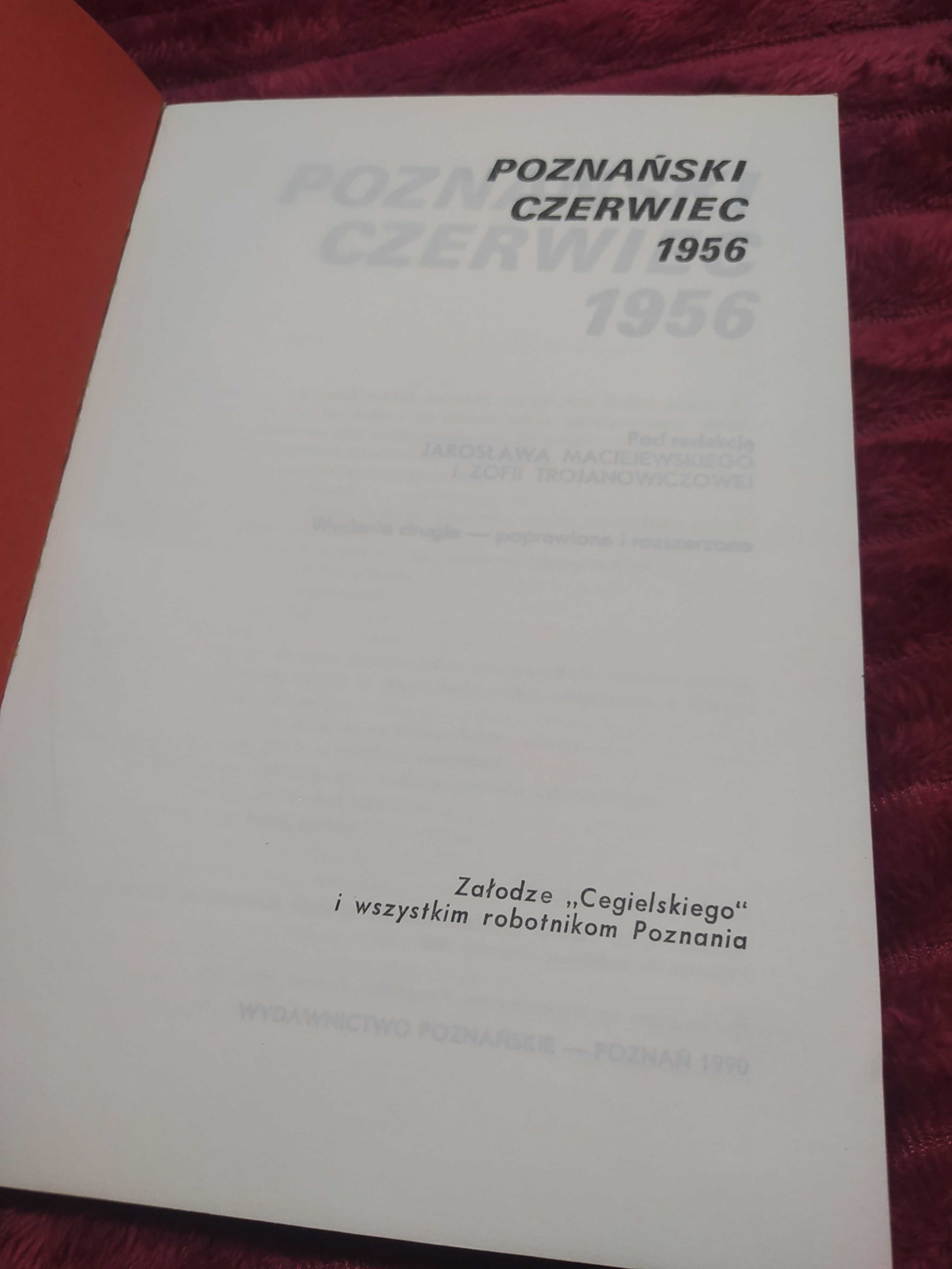 Książka Poznański czerwiec 1956