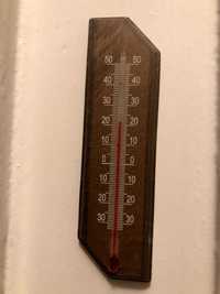 domowy termometr drewniany
