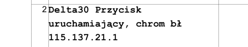 Przycisk Geberit Delta30