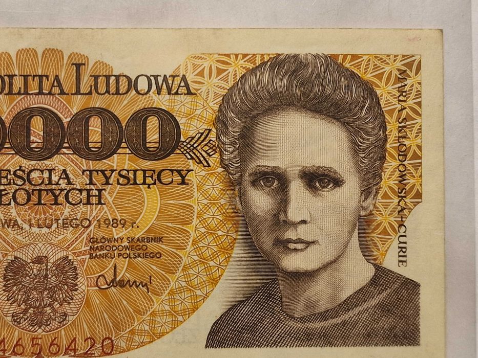 20000zł 1989r Skłodowska