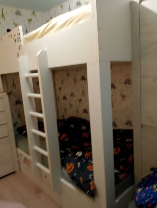 Łóżko piętrowe wzmocnione