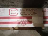Płytki ścienne 25x75 ceramika color 1.5m2