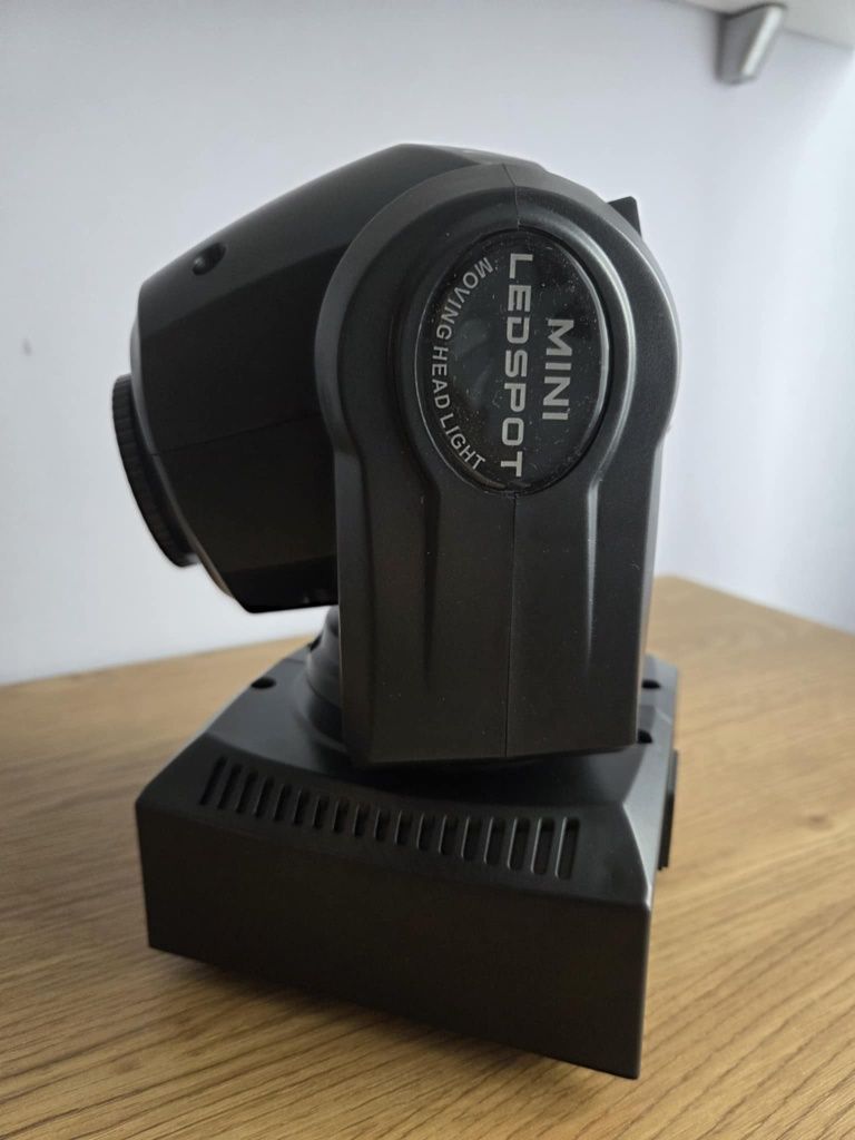 Mini Ledspot Oświetlenie DJ LED ruchoma głowica reflektor DMX