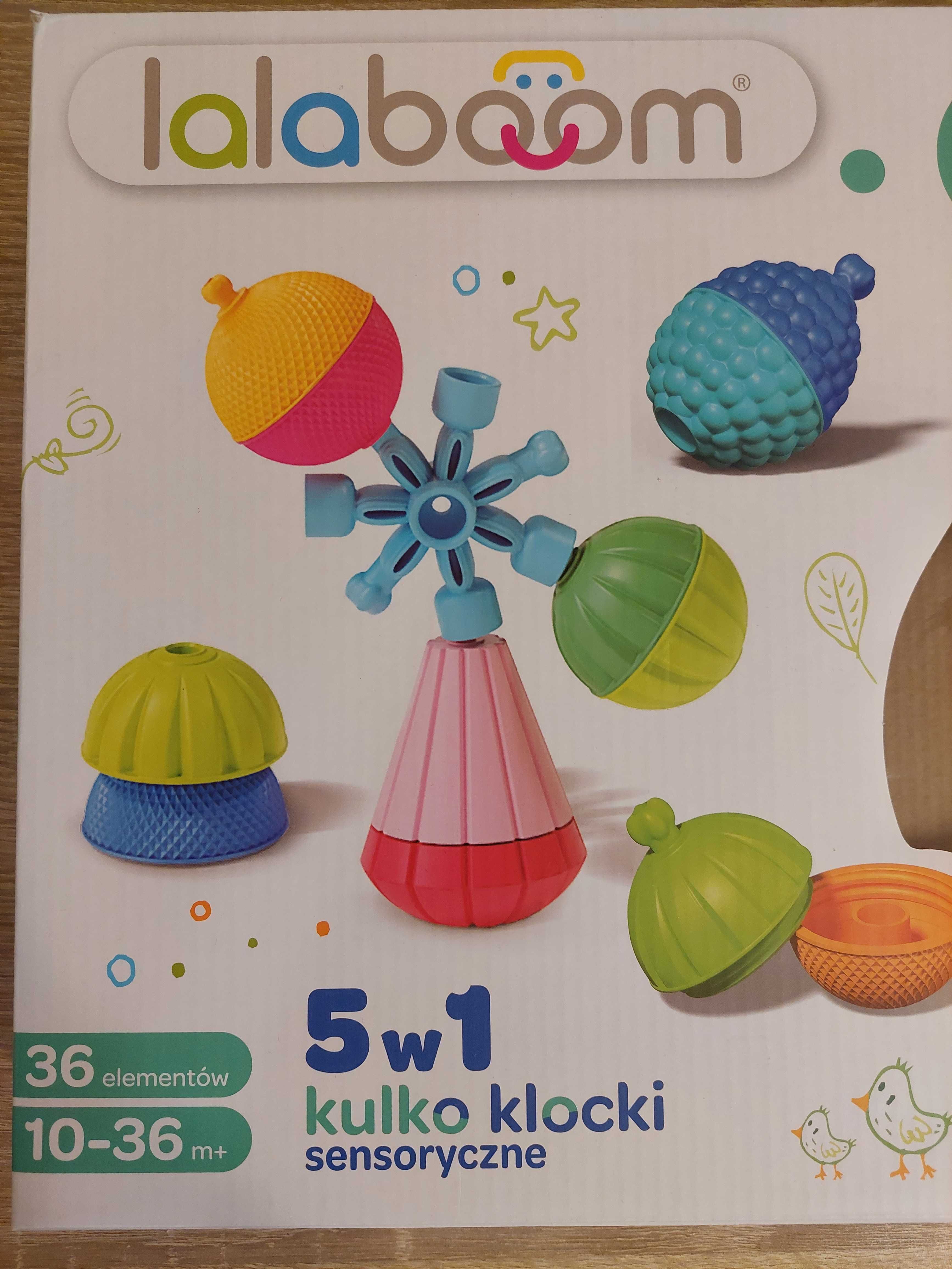 Lalaboom, kulko klocki sensoryczne, 36 elementów