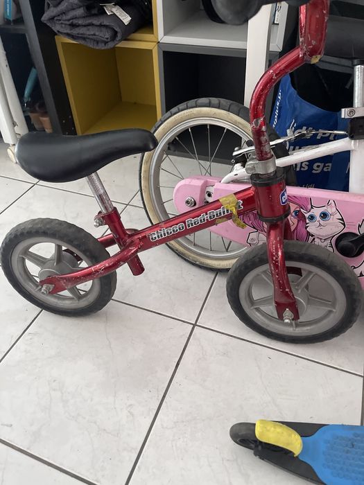 Vendo bicicleta de menina, bicicleta sem pedais e trotinete
