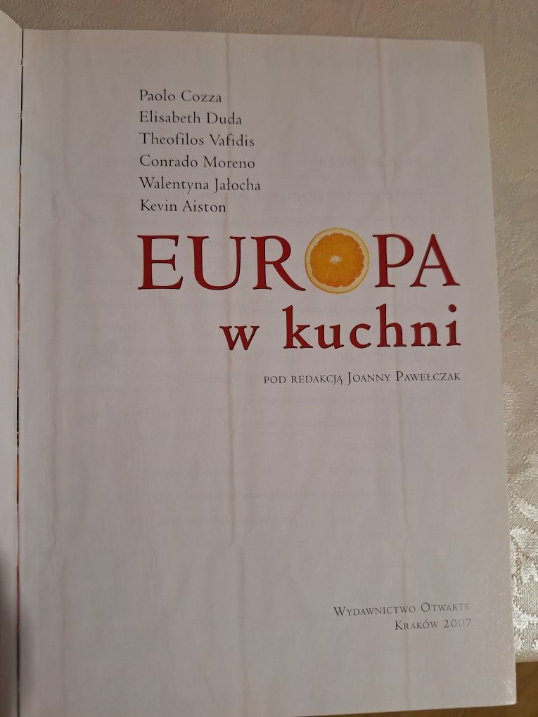 Europa w kuchni Cozza Duda Vafidis Moreno Jałocha Aiston