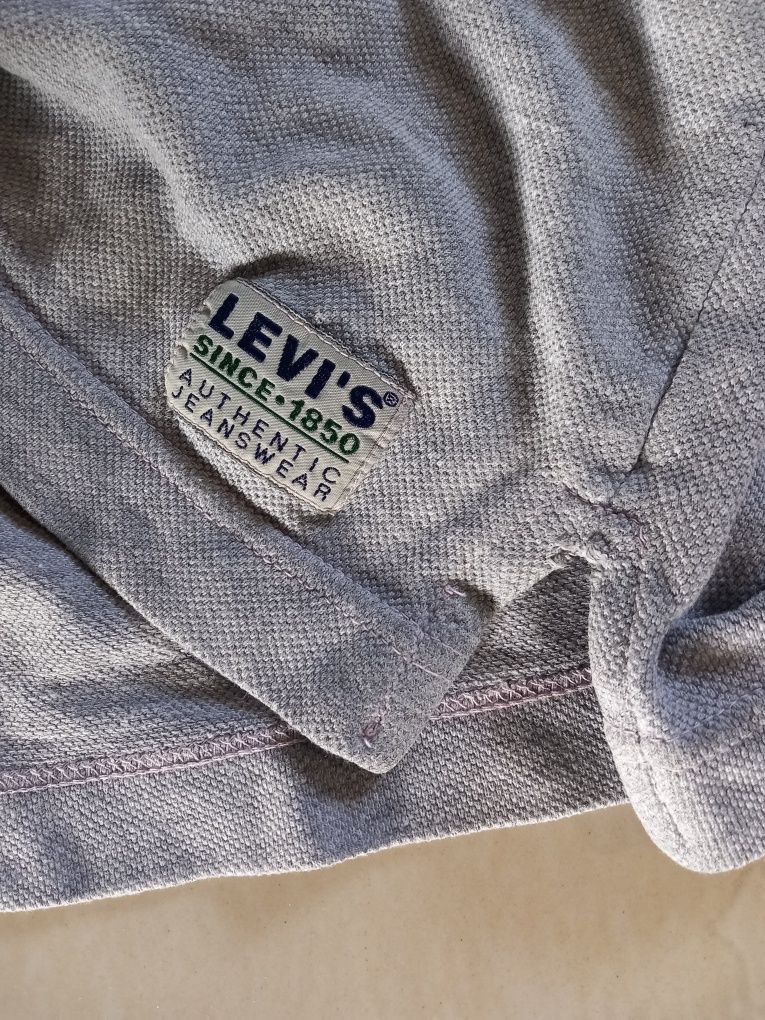 Levis szara koszulka polo XL