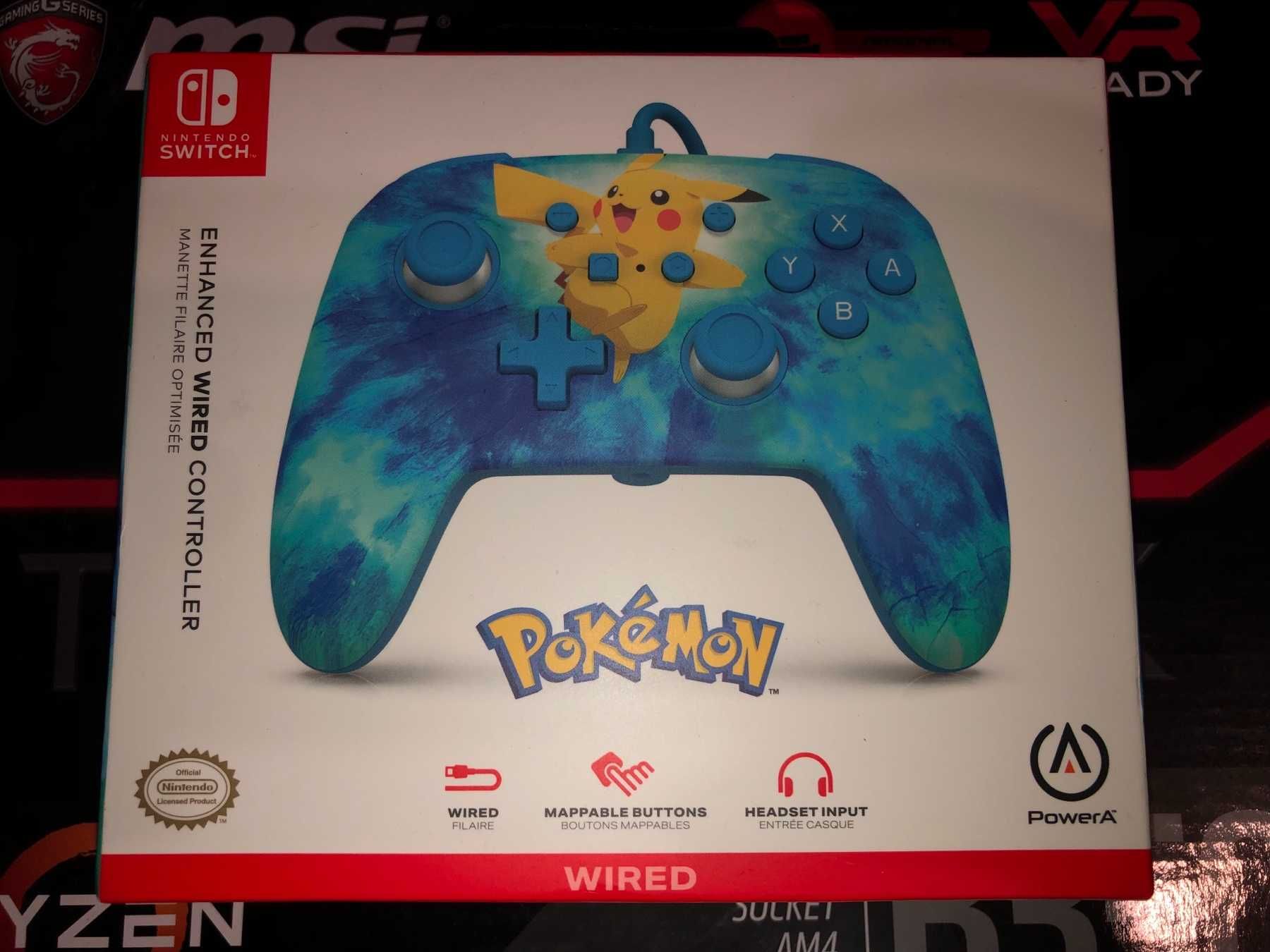 PowerA Enhanced Геймпад Nintendo Pokemon. Новый.