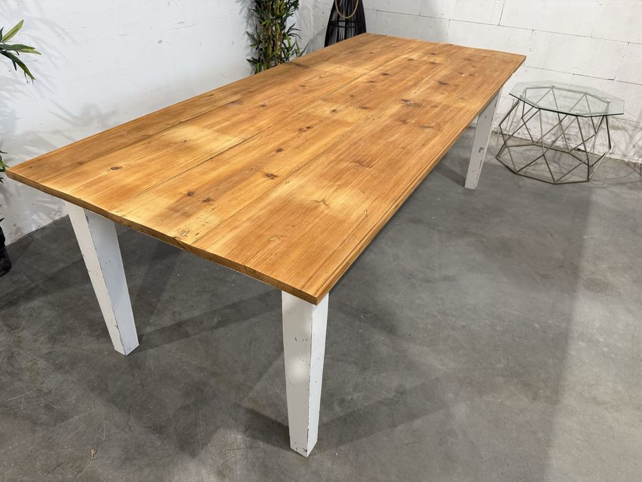 Piękny duży drewniany stół lite drewno dowóz wysyłka
