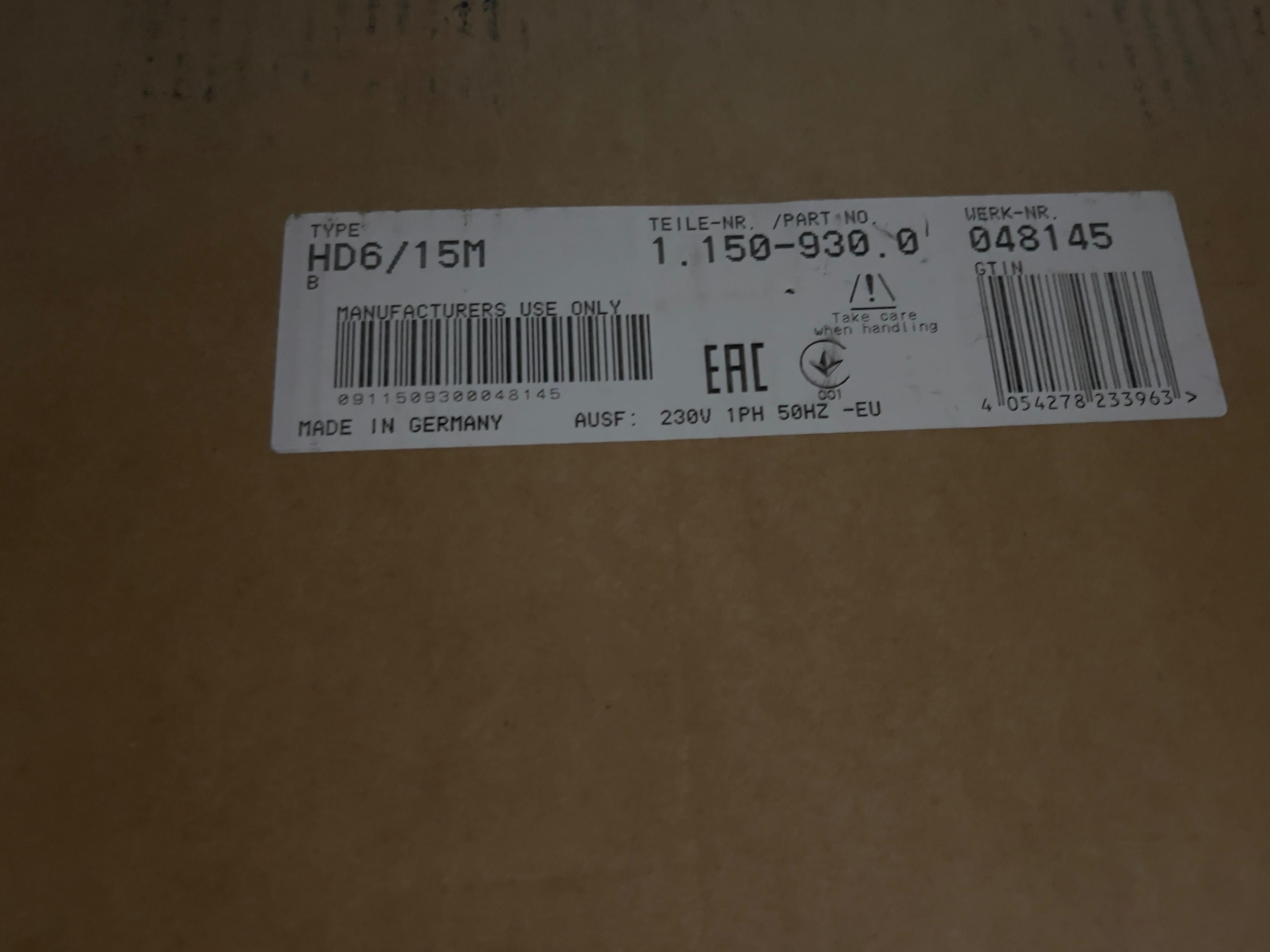 Karcher Hd 6/15 225 Bar Super forte!!