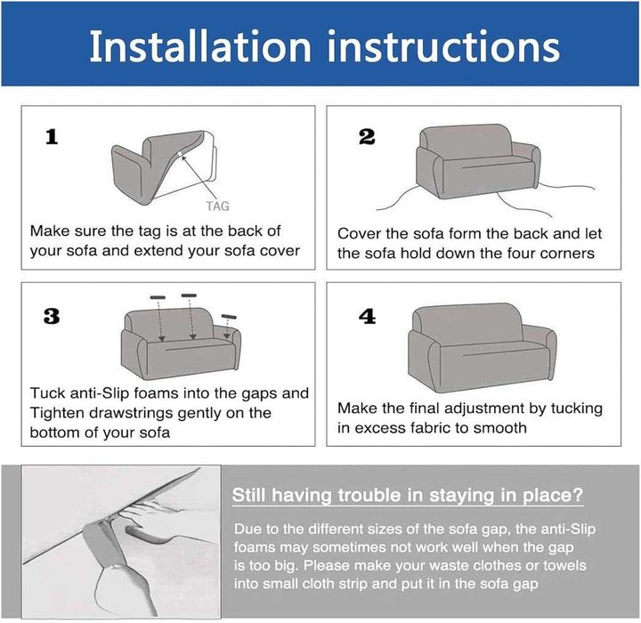Nowy pokrowiec / elastyczny / szezlong / ochronny / 2-osobowy !7992!