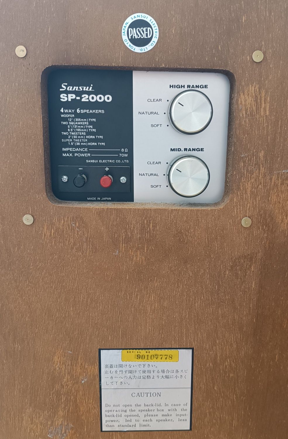 Kolumny Sansui SP-2000, Amplituner Fisher Rs-1022