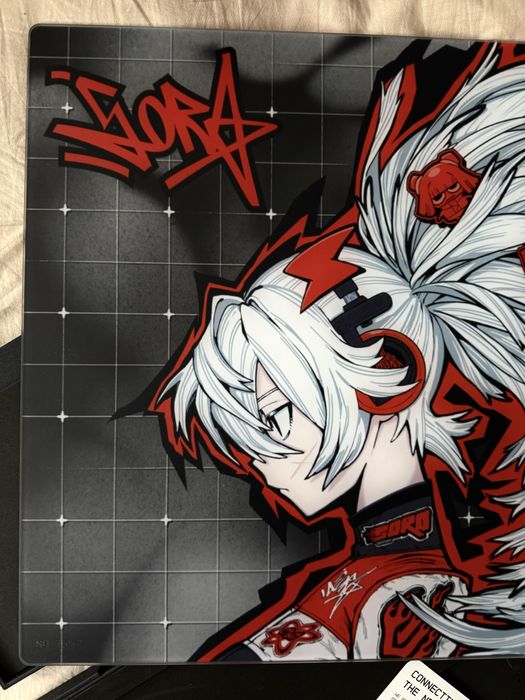 Скляний килимок для мишки Wallhack Glass pad  SP-004 Drift Sora