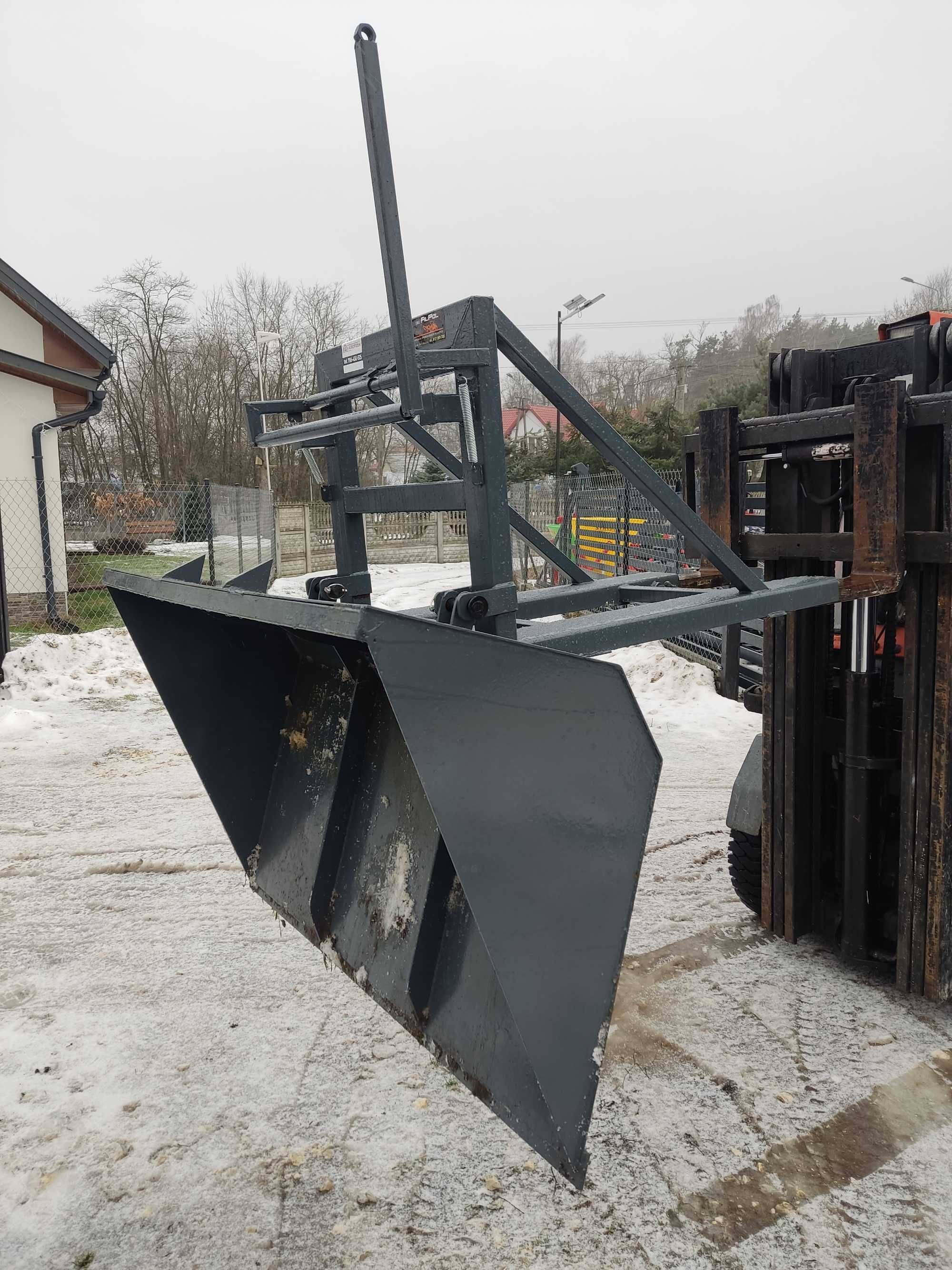 Łyzka wozka widłowego kiwadło  kiper mechaniczny