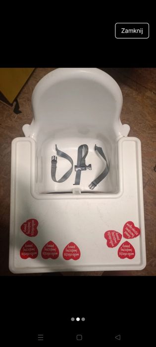 Krzesełko do karmienia