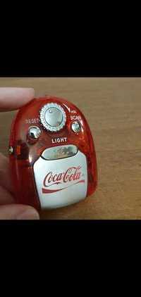 Сувенирное радио Coca-Cola на батарейках со встроенным фонариком!