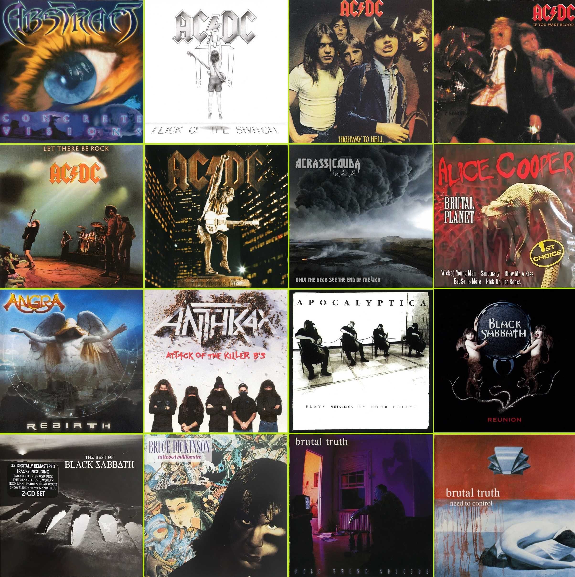 116 CDs - METAL - Muito Bom Estado
