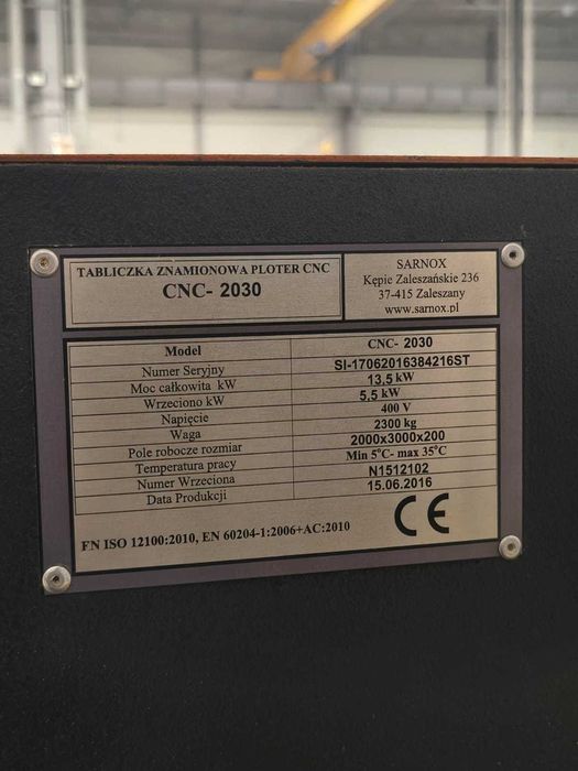 CNC - 2030 Sarnox