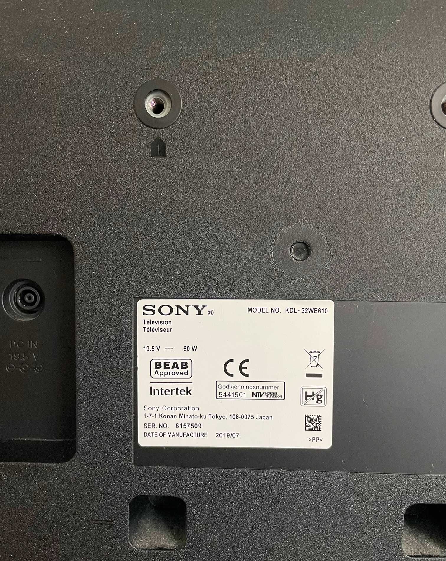 Sony Bravia LED KDL-32WE610