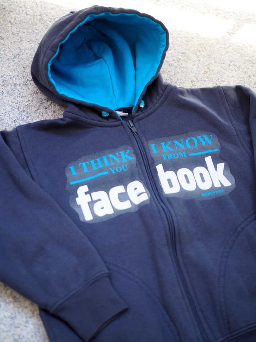 Bluza dla chłopca. Seria "Facebook" PLUS chusta arafatka. Unikat