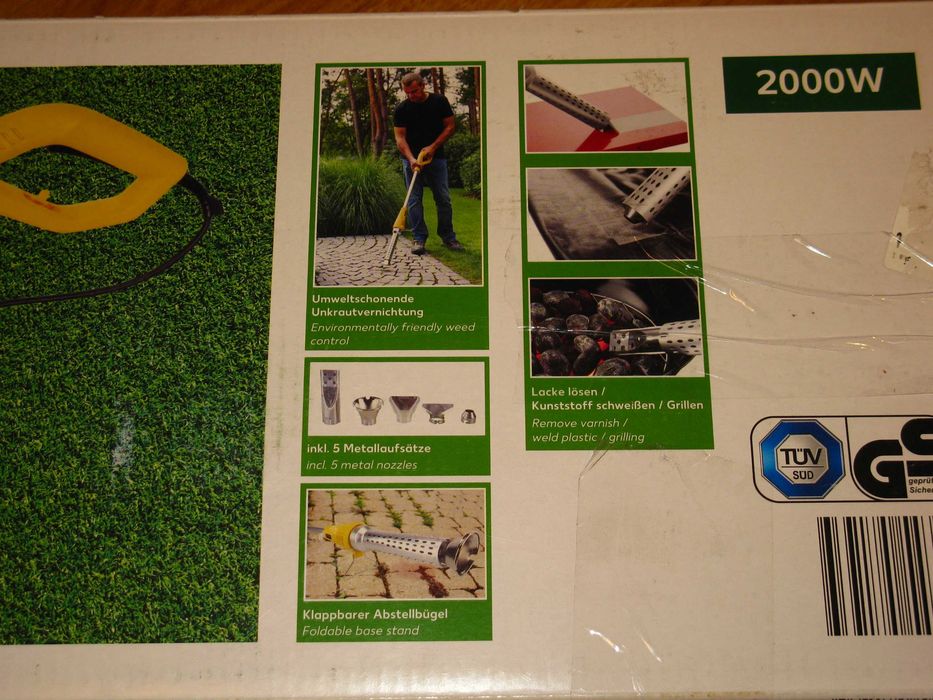 wypalacz chwastów na gorące powietrze Countryside 2000W