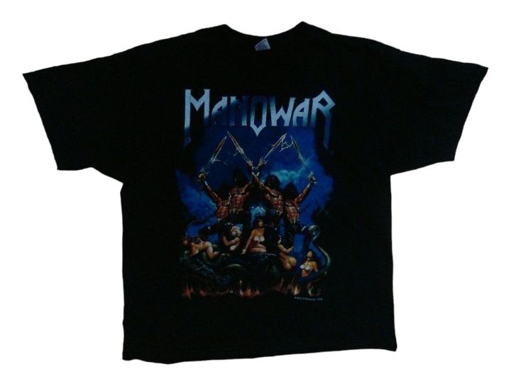 MANOWAR Gods of War Боги Войны футболка коллекционная