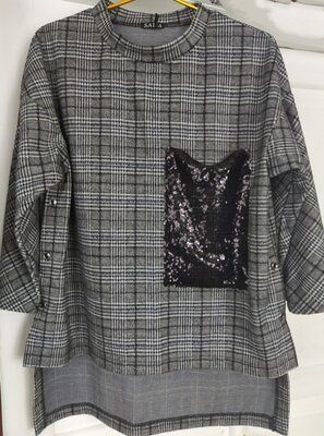 Кофтинка туніка паєтка