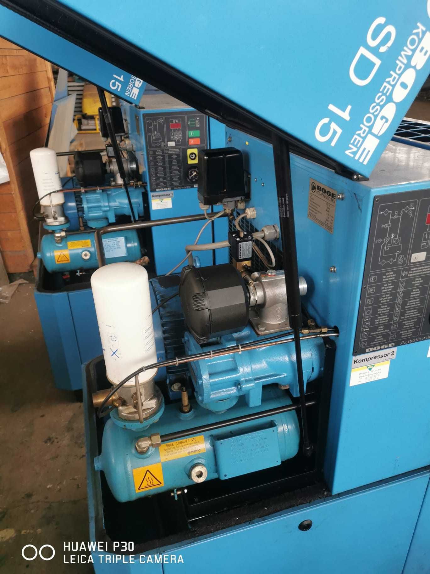 Kompresor śrubowy, sprężarka Boge  SD 15, no Atlas Copco