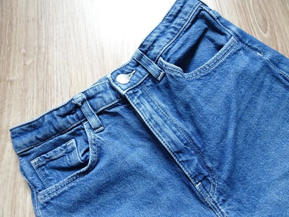 H&M spodnie dżinsowe dzwony 146