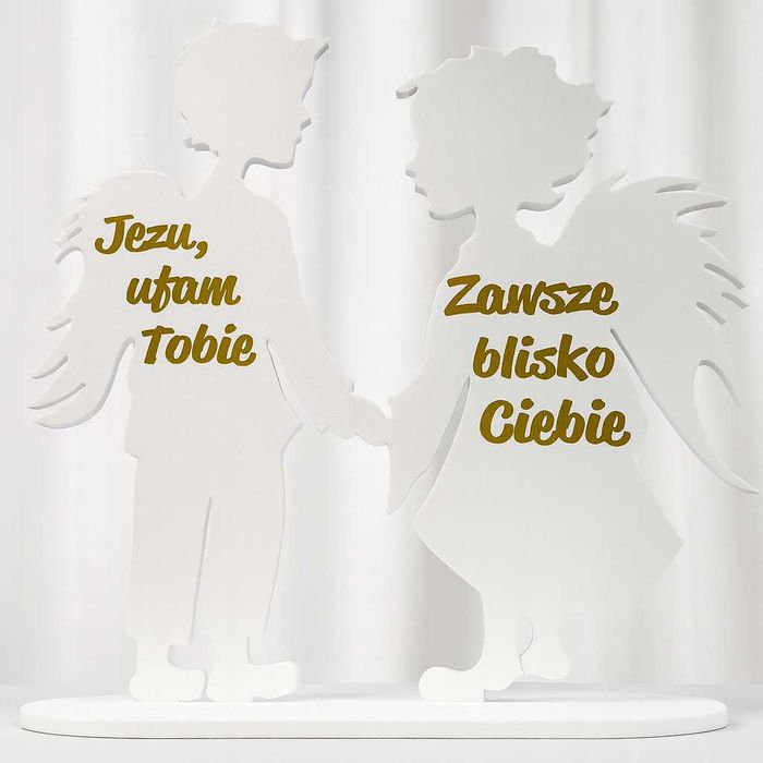 Komunijne Aniołki – Dekoracja pod Ołtarz. Pierwsza Komunia ozdoby