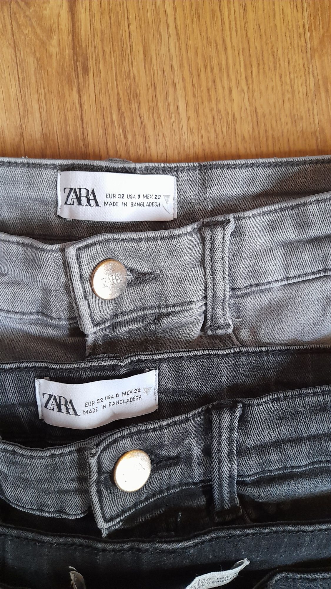 Zara 32 bershka stradivarius spodnie skinny high warstwa 6 sztuk