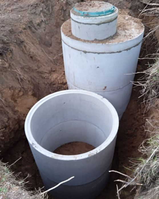 Канализация из бетонных колец септик - ВВ220 надёжно и качественно