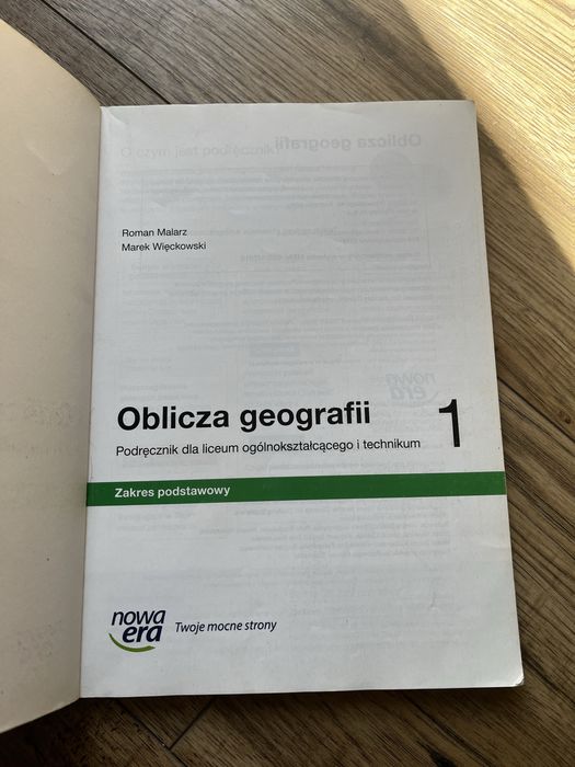 Podręcznik do geografii klasa 1, zakres podstawowy