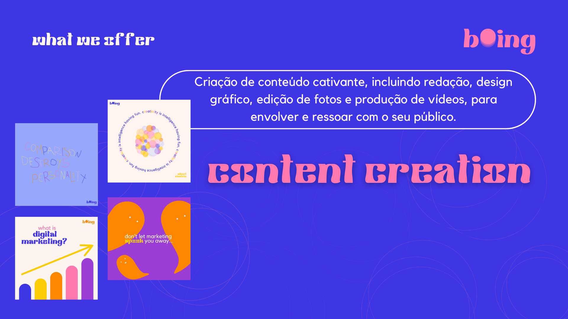 Serviços de Marketing e Design