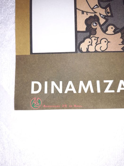 Cartaz O Povo Está com o MFA -João Abel Manta