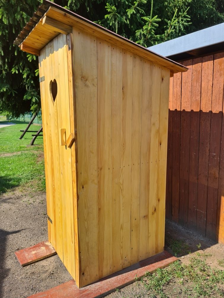 WC, wychodek, toaleta nowa na budowę, działkę