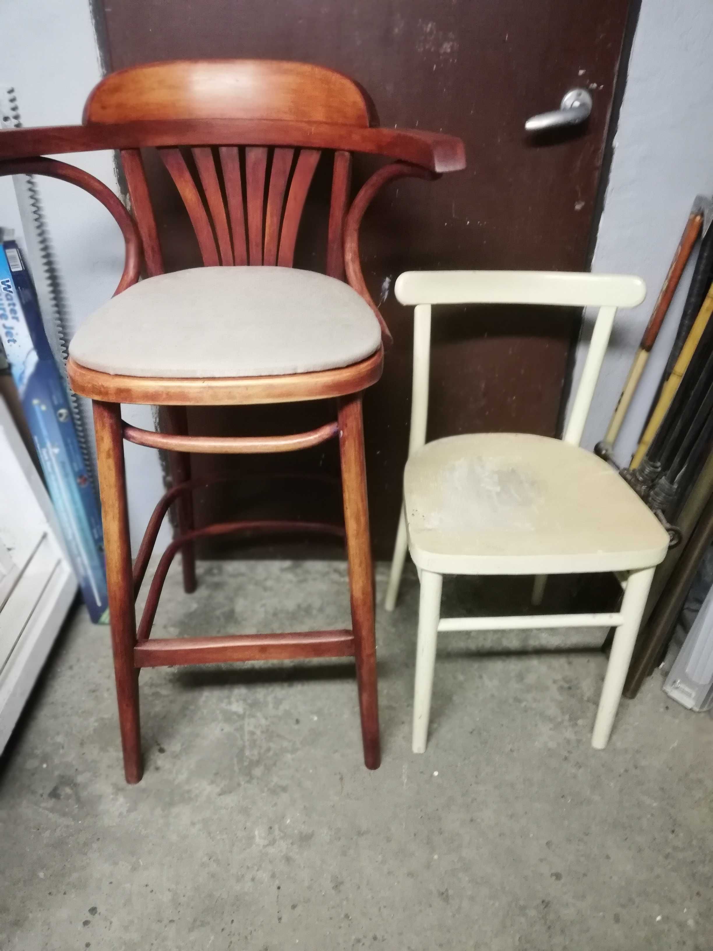 Krzesło drewniane - gięte - hoker