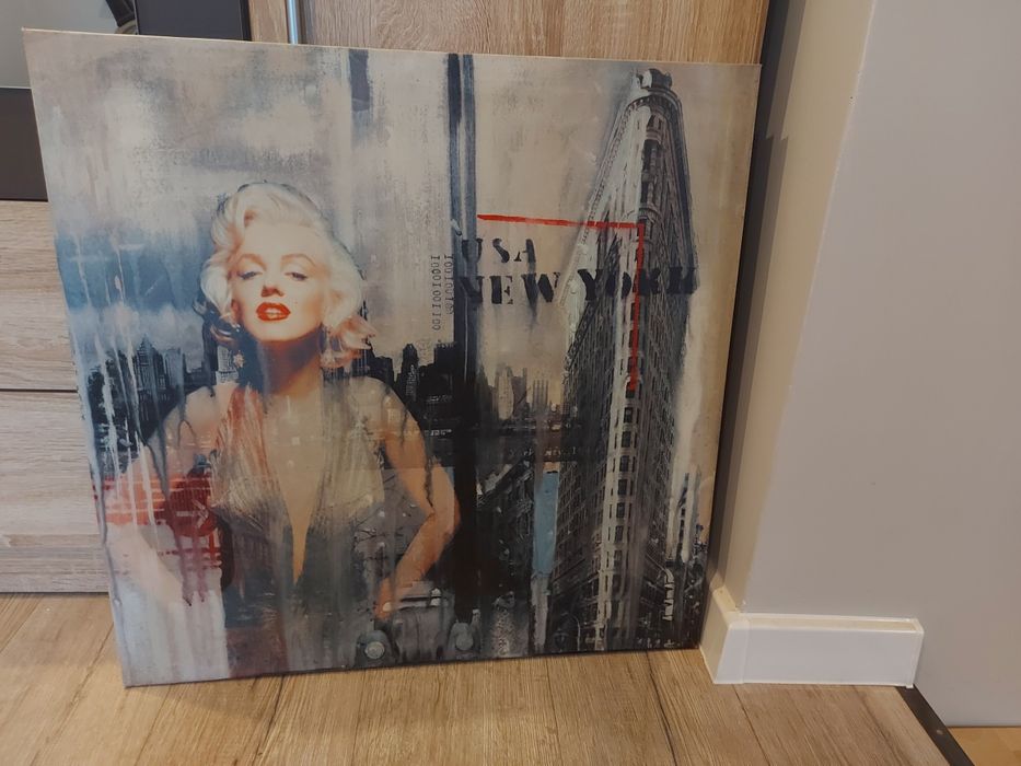 Duży obraz z Marilyn Monroe 60x60